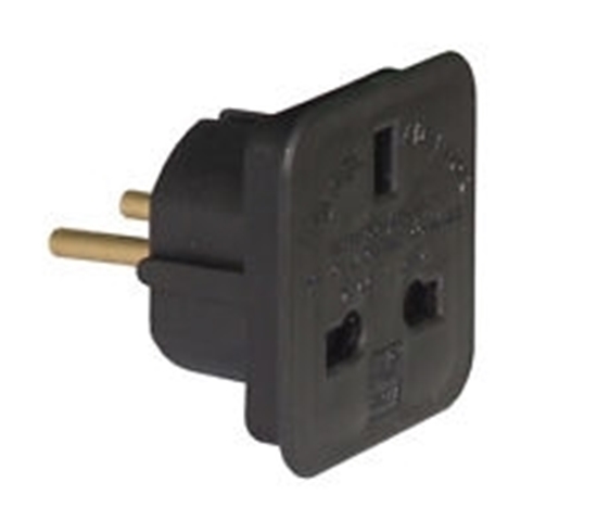 Picture of 13A Power Plug Adaptor UK ro European