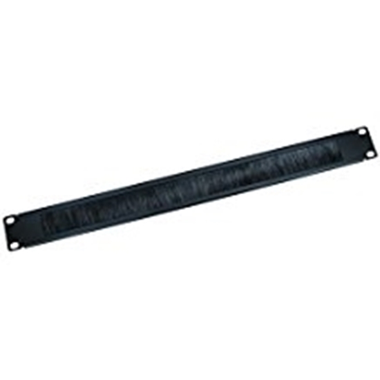 Picture of 1U BRUSH PANEL RAL 9004 BLACK