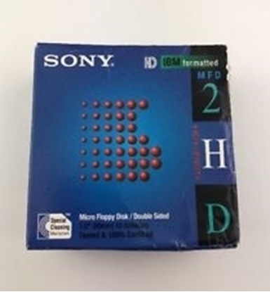 Picture of 3.5 High Density Sony Diskettes IBM