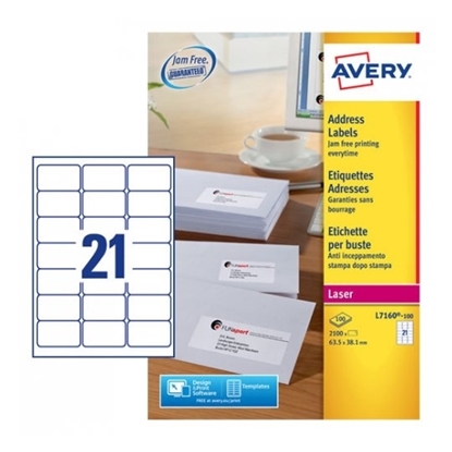 Picture of Avery 63.5 X 38.1 Laser Labels