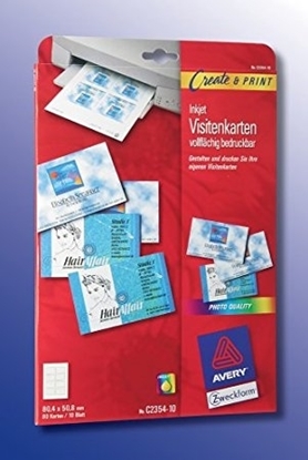 Picture of Avery Biz Cards 508 X 80.4mm (80 Cards)
