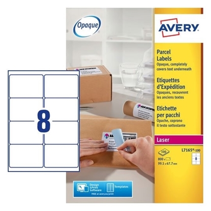 Picture of Avery Labels 2 X 4 (Size 99.1mm X 67.7)