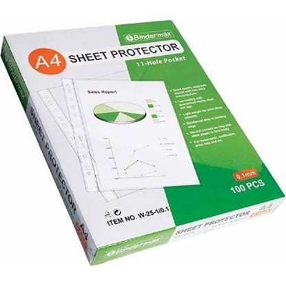 Picture of BINDERMAX POCKET-SHEET PROTECTOR A4