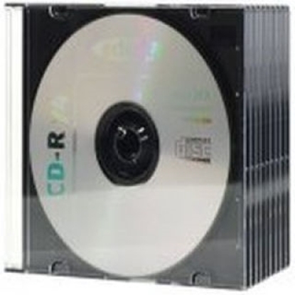 Picture of CD Slim case For 1 CD/DVD with black CD tray
