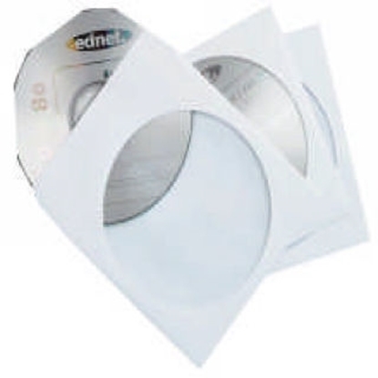 Picture of Ednet CD/DVD Paper White Envelopes