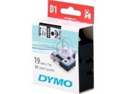 Picture of Esselte Dymo 19mm Tape Black Clear