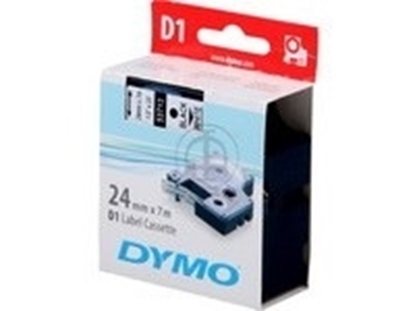 Picture of Esselte DYMO 24mmx7m  Black White Tape