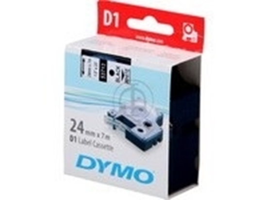 Picture of Esselte DYMO 24mmx7m  Black White Tape