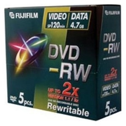 Picture of Fuji DVD-RW up to 2X 4.7GB (P.N. 45767)