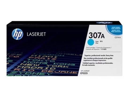 Picture of HP  #307A Cyan Toner for Colour LaserJet CP5225