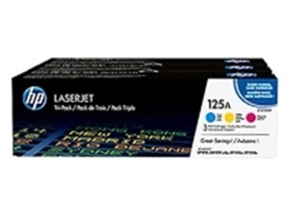 Picture of HP #125A Cyan/Magenta/Yellow Tri-Pack Toner - Product Discontinued