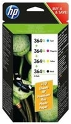 Picture of HP #364 Combo Pack Blk/Cyan/Magenta/Yellow +