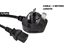 Picture of IEC Computer Power cable 3M w/UK 13A