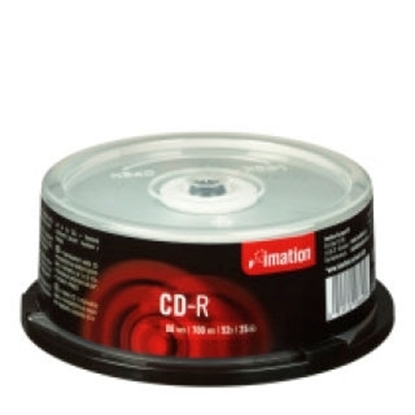 Picture of Imation CD-R 25pcs Spindle 80Min 52X Speed