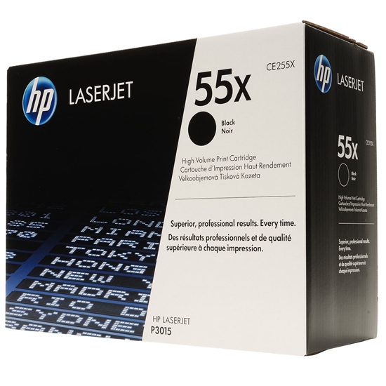 Picture of HP #55X High Black toner for P3015