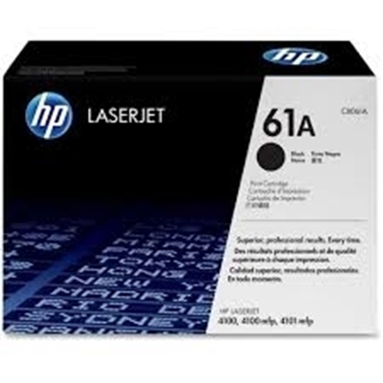 Picture of HP #61A LaserJet 4100 Toner (6000 Copies 5%)