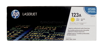 Picture of HP #123A Colour LJ 2550 Yellow Toner 2000