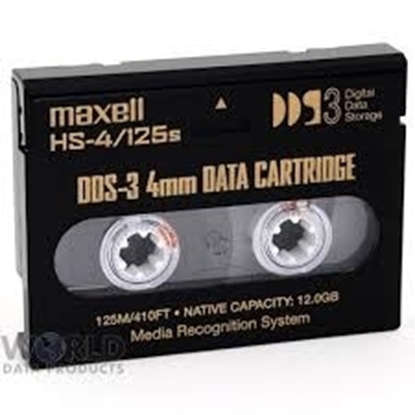 Picture of MAXELL  DDS3 4mm 125M Digital Tape 12/24 GB