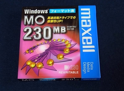 Picture of Mitsubishi 230MB 3.5 Optical Disk