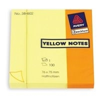 Picture of Zweckform Yellow Notes 76 X 75mm 100