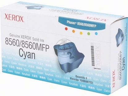 Picture of Xerox Phaser 8560 Cyan Wax ColorStix Ink