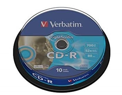 Picture of Verbatim LightScribe Spindle 10pcs CDs