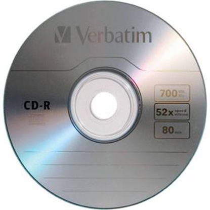 Picture of Verbatim Empty CD's 700MB /80Minutes