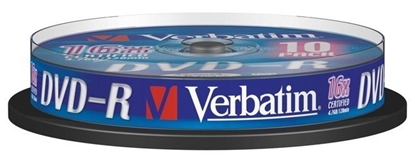 Picture of Verbatim DVD-R ( Spindles 10) 16X