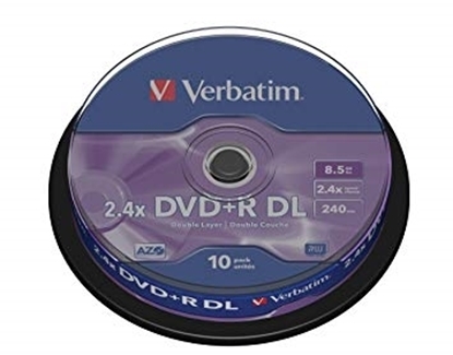 Picture of Verbatim Double Layer spindle 10 DVD+R 8.5GB