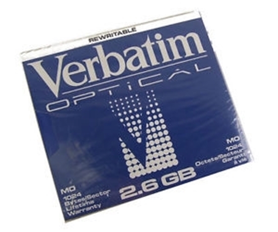 Picture of Verbatim 5.25 Rewritable Disk 2.6GB 1024