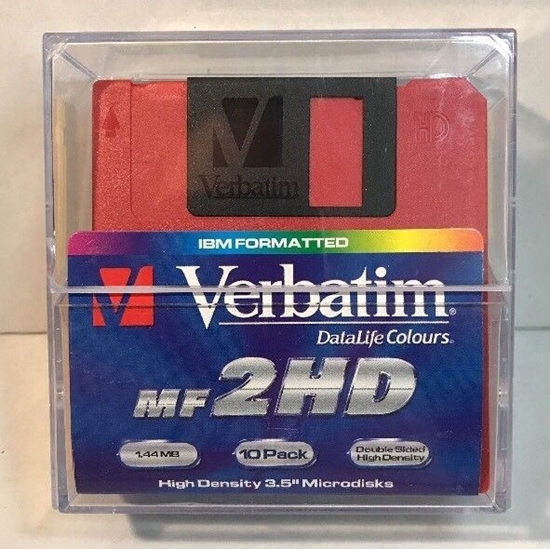 Picture of Verbatim 3.5 High Density Coloured