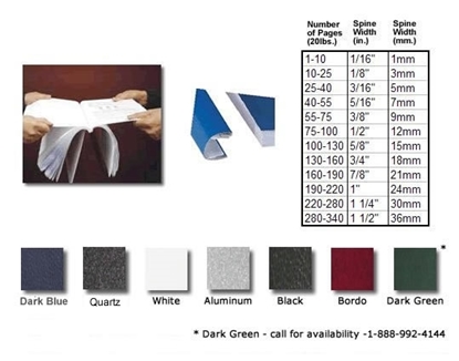 Picture of Unibind Aluminium SteelBack  for 10-25 sheets