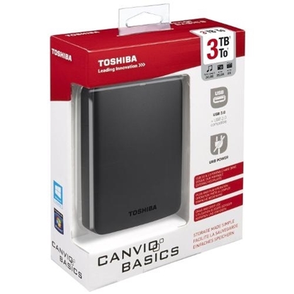 Picture of Toshiba 3TB 2.5" USB 3.0 Canvio Basics