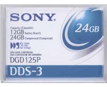 Picture of SONY DDS3 4mm 125M Digital Tape 12/24 GB