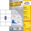 Picture of ZweckForm Labels 105 X 74mm (2 X 4)