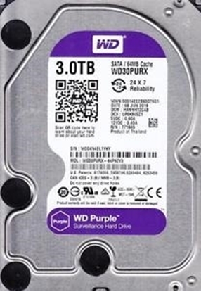 Picture of Western 3TB Internal HDD  3.5"Purple