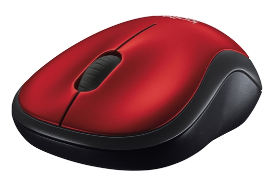 Picture of LOGITECH M185 wireless mouse, red
