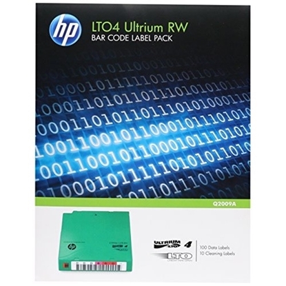 Picture of HP LTO4 BarCode Label