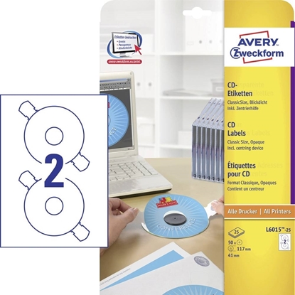 Picture of ZweckForm CD Labels 25 / Box