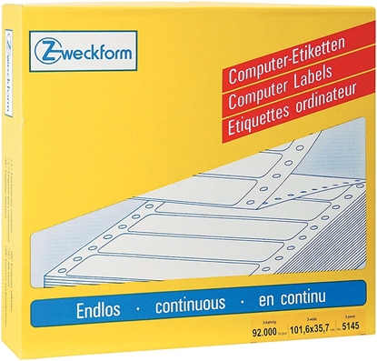 Picture of Zweckform 102 X 36 mm Continues Roll