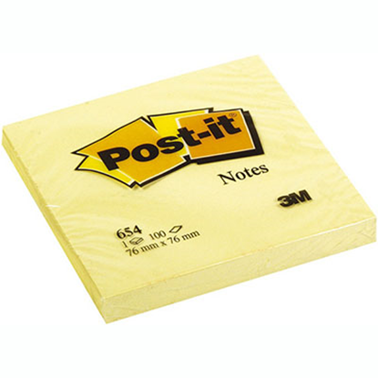 Picture of Post it Notes 654Y 76X76mm