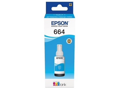 Picture of EPSON  #664 T66424A L355 INK Cyan   70ml
