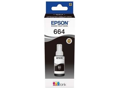 Picture of EPSON  #664 T66414A L355 INK BLACK 70ml 4000 pages