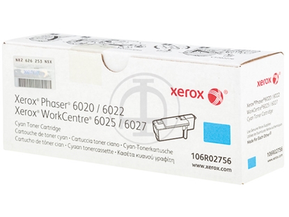 Picture of 106R2756 XEROX PH6020 TONER CYAN 1000pages