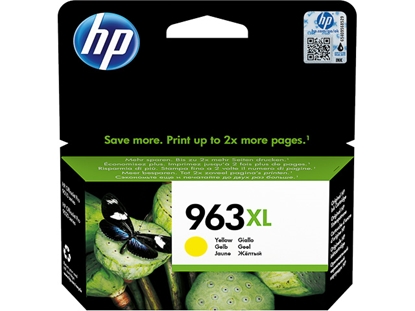 Picture of HP #963XL INK CARTRIDGE YELLOW  HIGH 9023