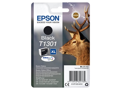 Picture of EPSON #T1301 INK BLK HC 25,4ML 945PAGES HIGH